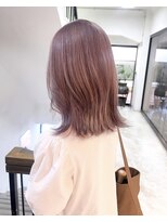 アクシス 栄店(`AXIS)&nbsp;松本/ワンホンレイヤー/ミルクティーブロンド/ダークブルー/栄