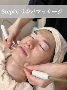 フェイスビュー(Face Beau) 【メンズシェービングエステコースのご紹介5、リンパマッサージ