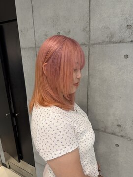 アース 名取店(HAIR&MAKE EARTH) オーロラピンク