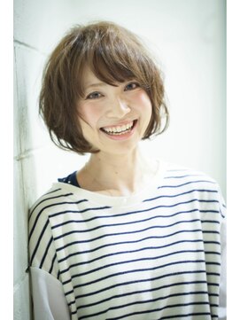 百色 八戸店 ふわカジュショートボブ