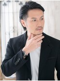 ≪mod's men≫刈上げ黒髪ショートh