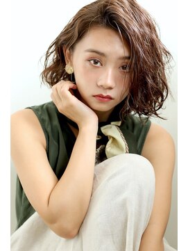 ミラバイグリーン(Mira by green) foggy ash x ヴェールウェーブ #6