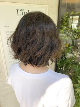 リンク(Link) Aラインボブの動くパーマ