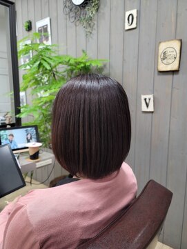 ルーミールーム(RoomieRoom) 王道ショートボブツヤ髪美髪ストレート髪質改善まとまるスタイル