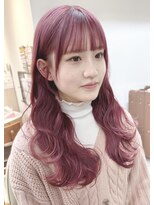 テトラ バイ ネオリーブ 横浜西口店(tetra by neolive)&nbsp;ブリーチ必須のピンクカラー