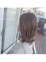 ウィン(Onn) 韓国風レイヤー×モーブベージュカラー