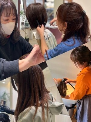 女性STAFF多数在籍◎何でも相談できるアットホームな雰囲気で、あなたにぴったりのStyleがきっと見つかる☆