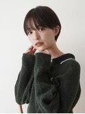 マッシュショートグレージュカラー大人可愛い