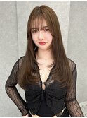 【福岡美容室/小山田】韓国レイヤーカット×チョコレートカラー