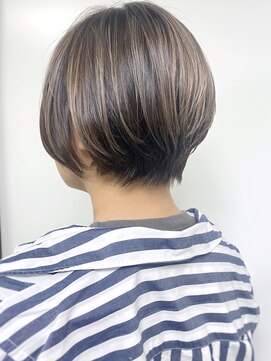モリオフロムロンドン 原宿本店(morio from London) 【morio原宿】大人 ショート ハイライトカラー