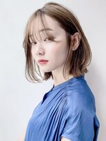 ◎くびれヘア似合わせ小顔カット外ハネレイヤーボブ大人かわいい