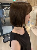 カーム(calm)&nbsp;ナチュラルボブ×シースルーバング　20代30代40代