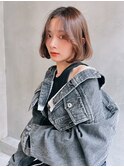 Siena グレージュ×くびれボブ　20代30代 渋谷