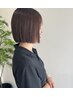 カット+［髪質改善］酸熱ケラチントリートメント￥12500～