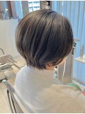 グレージュショート