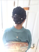 モアナ 逗子(MOANA)&nbsp;お着物ヘア♪パール付き