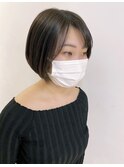 《GRANDLINE友田千栄》ナチュラルな丸みショートスタイル