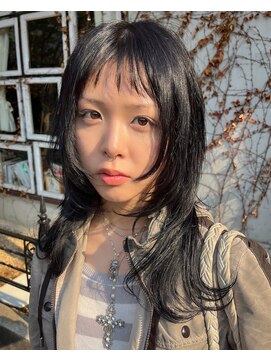 チクロ(ticro) 【チクロ】ギザギザバング/シャギーレイヤーカット