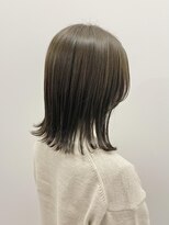 オリガミ 高松桜町(ORIGAMI)&nbsp;【オイルカラー】オリーブグレージュ顔まわりレイヤーミディアム