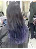 【ALIVE 夕貴】ブルーラベンダーグラデーションカラー