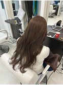 ブリーチなしベージュカラー