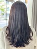 ストデジ・ストレート+毛先ワンカールパーマ+カット【改善Tr込】
