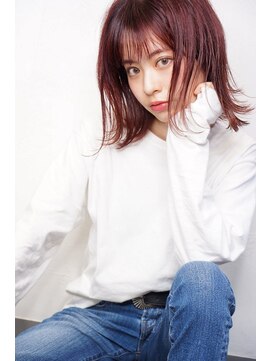 ルモア(RUMOR) Rumor×ワンサイドショート 【ダブルバング ルビージュ】