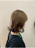 結べるボブ☆外ハネマロンベージュ大人可愛い☆20代30代