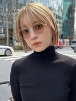 アミー 駒澤(Ammy komazawa)&nbsp;#切りっぱなしボブ #前下りボブ #顔周りレイヤー #小顔カット