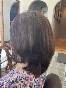 ラポールヘア ヨークベニマル田彦西店 レディース★セミロング＊ナチュラルブラウン