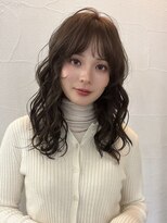 メゾンアクア 表参道(Maison ACQUA)&nbsp;〒ミディアムパーマデジタルパーマボブパーマチェリーブラウン