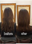 ヘアエステコース+カラー+カット・髪質改善・縮毛矯正・白髪染め