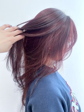 コワファースト  させぼ五番街店(COIFF1RST) cherry red color☆