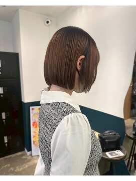 ヘアーブレイス(hair brace) 千葉駅/着物ヘア/大人ガーリー/ダークアッシュ/似合わせカット