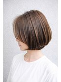 【大人ショートボブ】丸み×艶で若見え/扱いやすい美シルエット