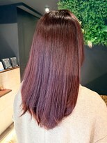ヘアリゾート粋 ティガ 池袋店(tiga) 透明感ローズブラウン/レイヤーカット/セミロング