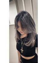 ファンド 千葉(fand)&nbsp;シルバーベージュ/海外風バレイヤージュ/レイヤーカット