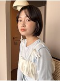 ピンクカラー/ボブスタイル