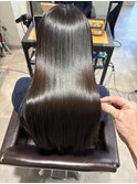 美髪矯正×ロングヘア