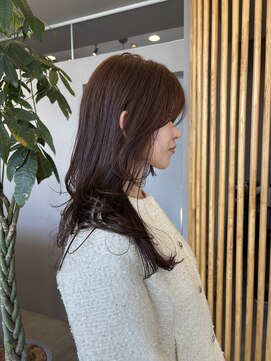 ニール(niil) 【REINA】春っぽブラウンとレイヤーカット