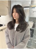 レイヤーカット/ハッシュカット/グレージュ