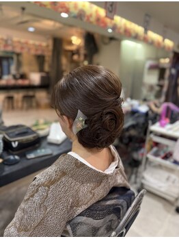 ソレイユミュー トロワ(Soleil mju trois)の写真/浴衣、振袖、袴、留袖など幅広い着付けとヘアセットできます◎イベントや特別な日にぴったり！