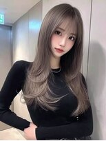 サロンドアイ(salon de i) 艶ロングレイヤー × シアーグレージュ