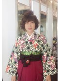 ふわゆら編み込みヘアアレンジ
