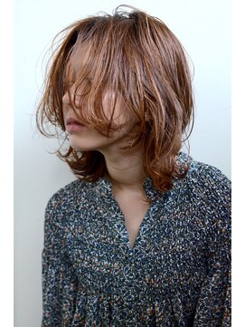 ミラバイグリーン(Mira by green) casual × medium layer 無造作 #2