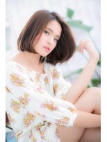 ミック 日暮里店(miq)&nbsp;ナチュラルボブで…素髪美人a