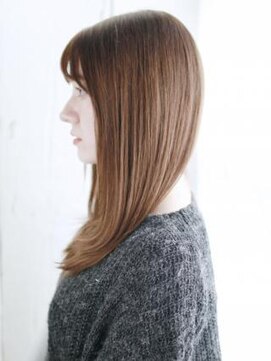 ヘアメイク ナル(hair make nalu) 透けバングのナチュラルストレート