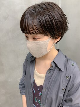 テトヘアー(teto hair) マッシュショート、グレージュ、アッシュブラウン、ワイドバング