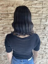 アクビ(AKUBI)&nbsp;暗髪ブルー