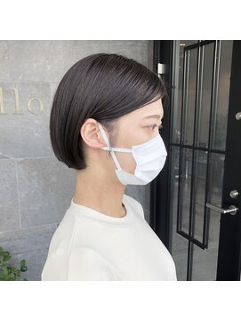 メゾン アヴァロ(Maison Avallo) お客様スナップ ミニボブ/ワンレンボブ